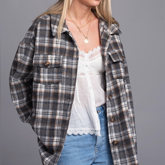 Pacsun thick flannel - Picture 2 of 3